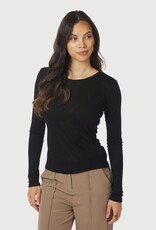 Top Lange Mouw 'Nella' - Black - Neo Noir