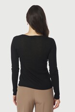 Top Lange Mouw 'Nella' - Black - Neo Noir