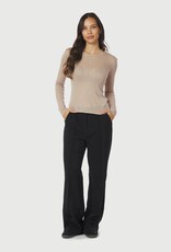 Top Lange Mouw 'Nella' - Beige Melange - Neo Noir