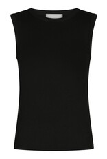 Top Fine Rib 'Nimbi' - Black - Neo Noir