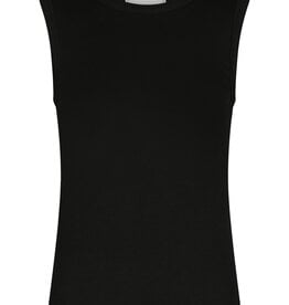 Top Fine Rib 'Nimbi' - Black - Neo Noir