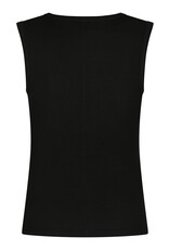 Top Fine Rib 'Nimbi' - Black - Neo Noir