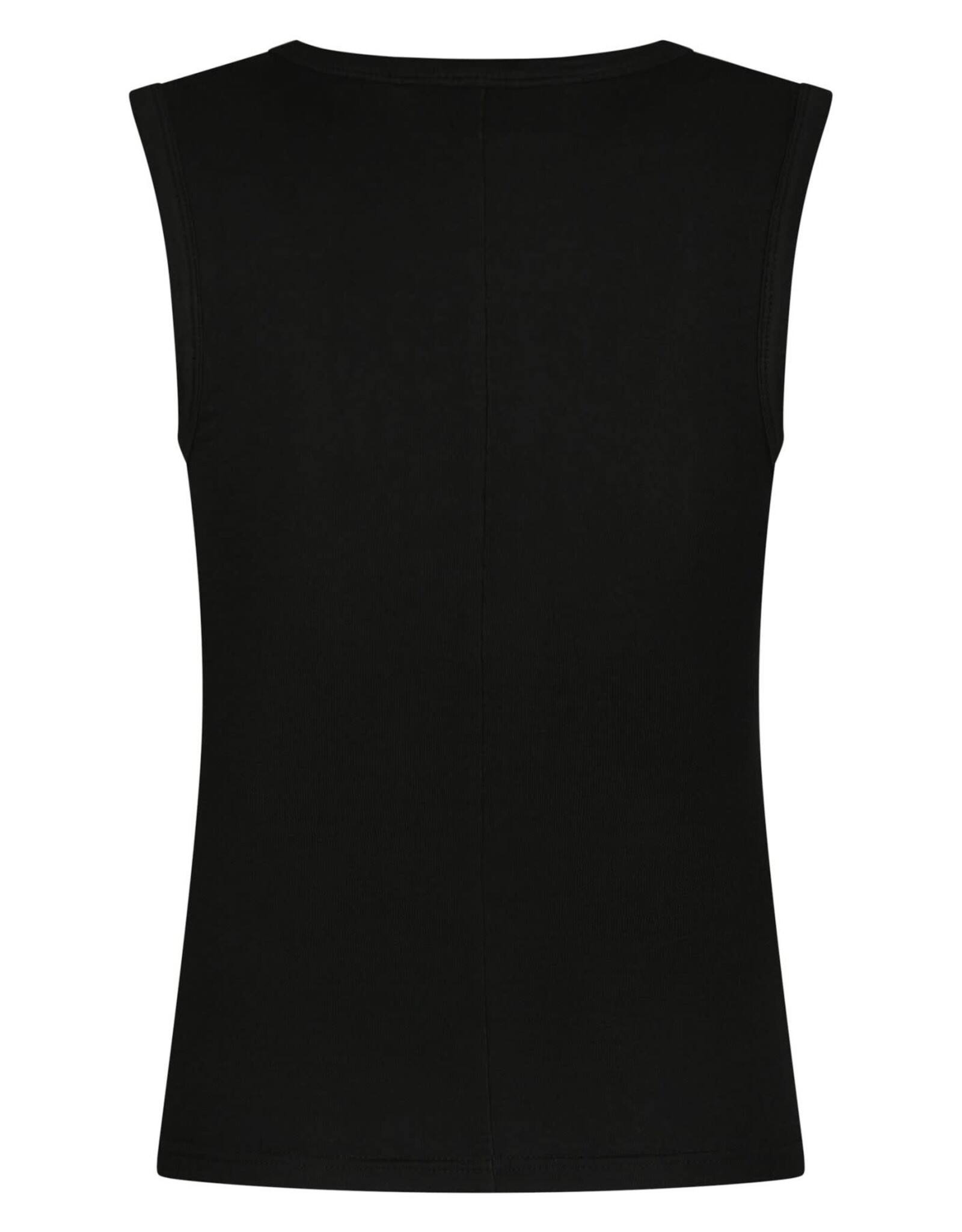 Top Fine Rib 'Nimbi' - Black - Neo Noir