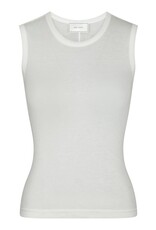 Top Fine Rib 'Nimbi' - White - Neo Noir