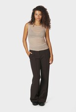 Top Fine Rib 'Nimbi' - Beige Melange - Neo Noir