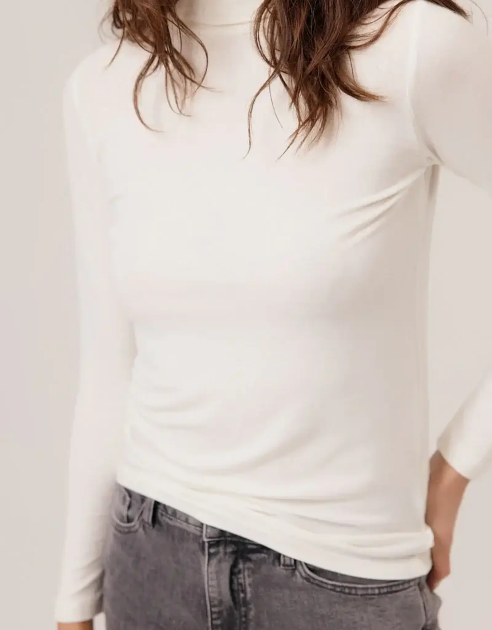 Top Rolkraag 'Eliza' - Cream - Artlove