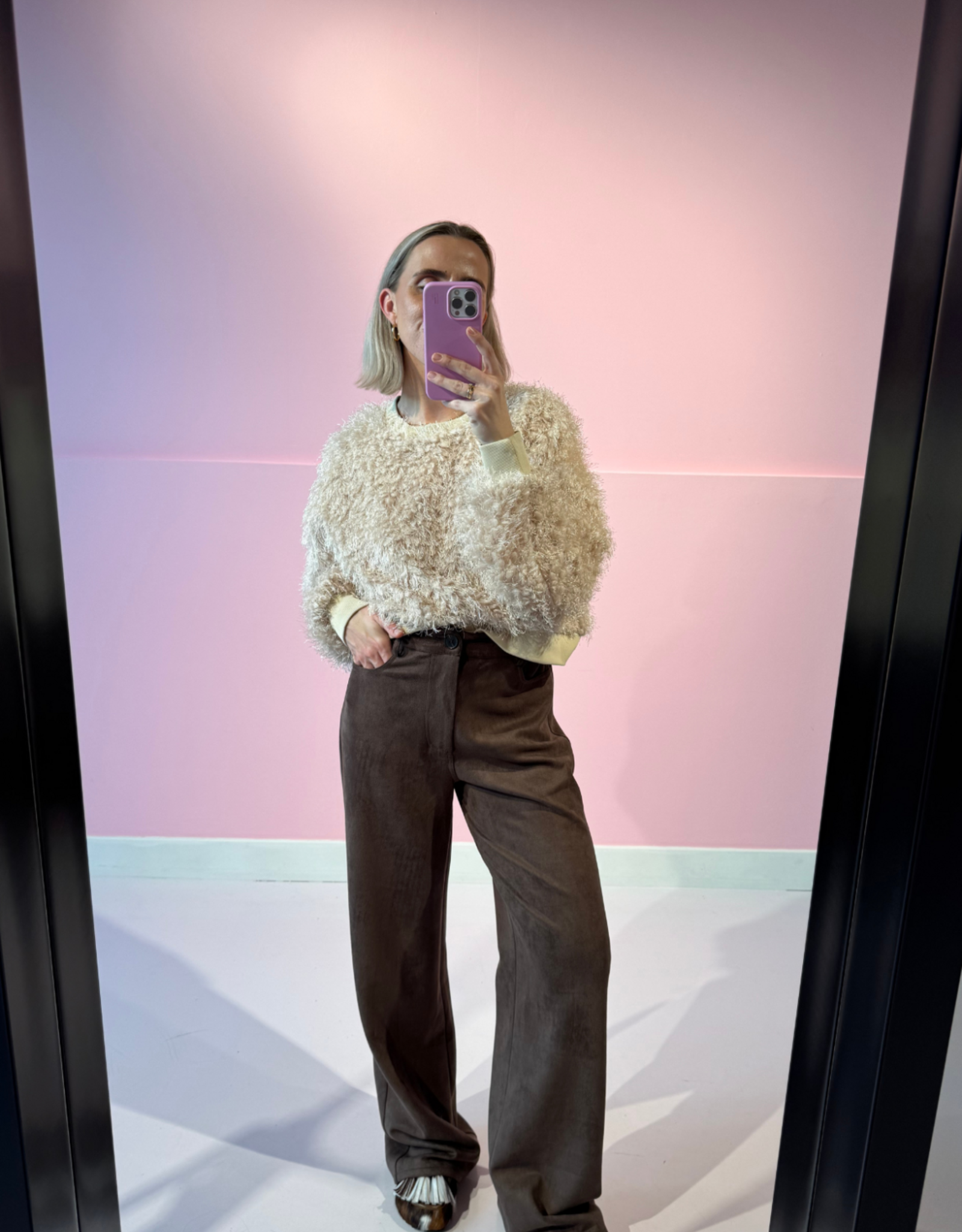 Studio Amaya Sweater 'Fav' - Beige - Studio Amaya