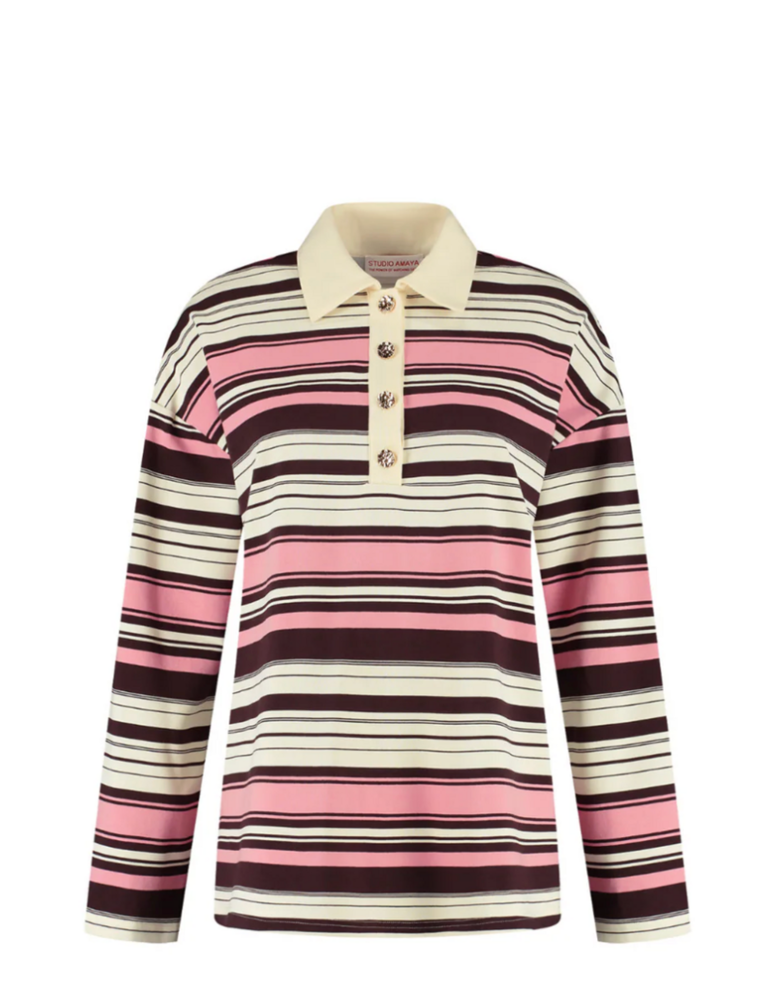 Studio Amaya Polo 'Lucky' - Multi Print - Studio Amaya