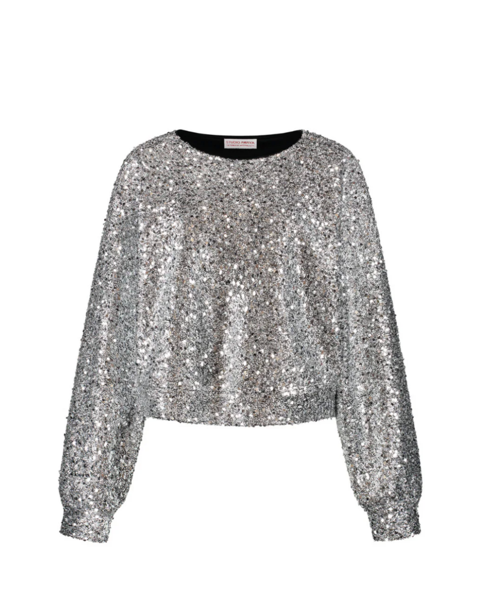 Studio Amaya Sweater 'Spark' - Silver - Studio Amaya