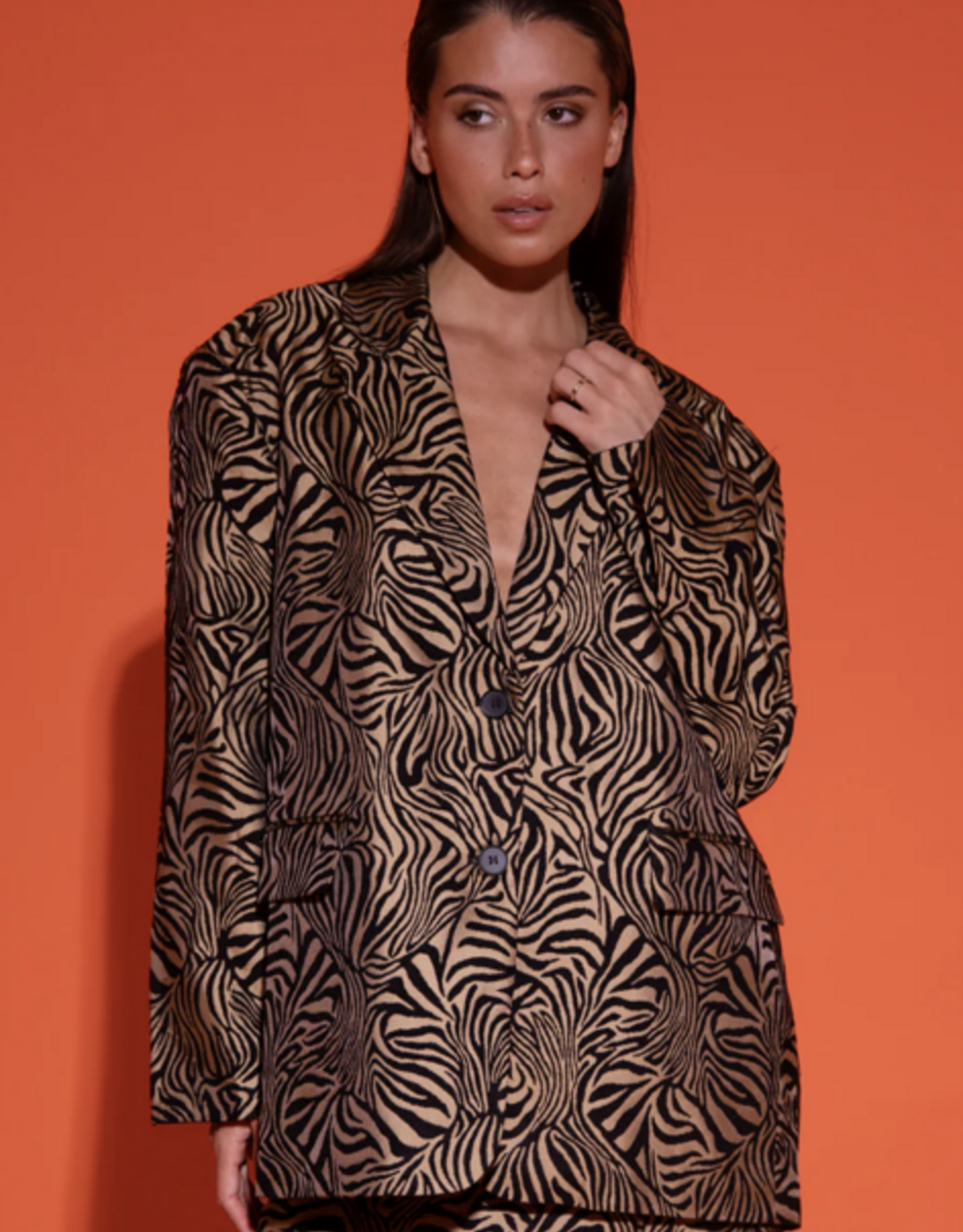 Studio Amaya Blazer 'Camille' - Multi Print - Studio Amaya