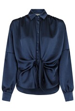 Blouse Satin 'Naja' - Midnight Blue - Neo Noir