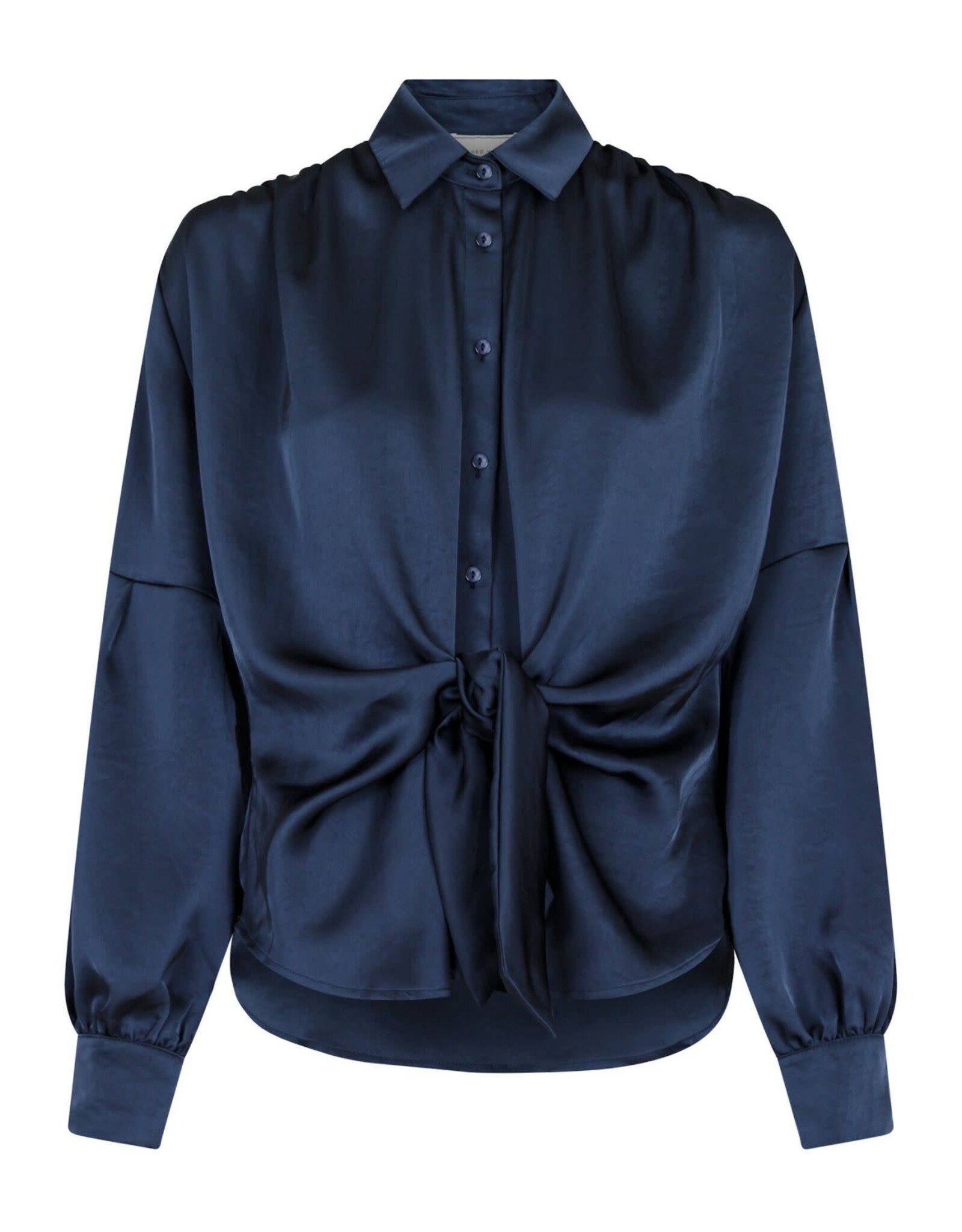 Blouse Satin 'Naja' - Midnight Blue - Neo Noir