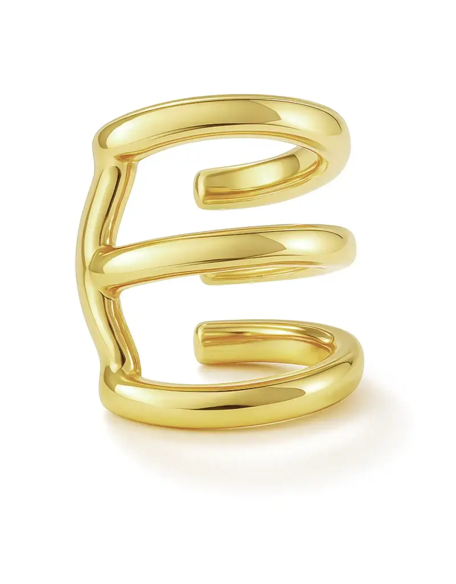 Billion Avenue Trio Iva Ear Cuff - Gold - Billion Avenue