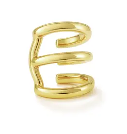 Billion Avenue Trio Iva Ear Cuff - Gold - Billion Avenue