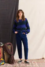 Laure+Max Cardigan 'Lipa' - Vert Raye Bleu - Laure+Max