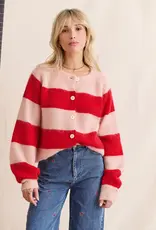 Laure+Max Cardigan 'Lipa' - Rouge Raye Rose - Laure+Max