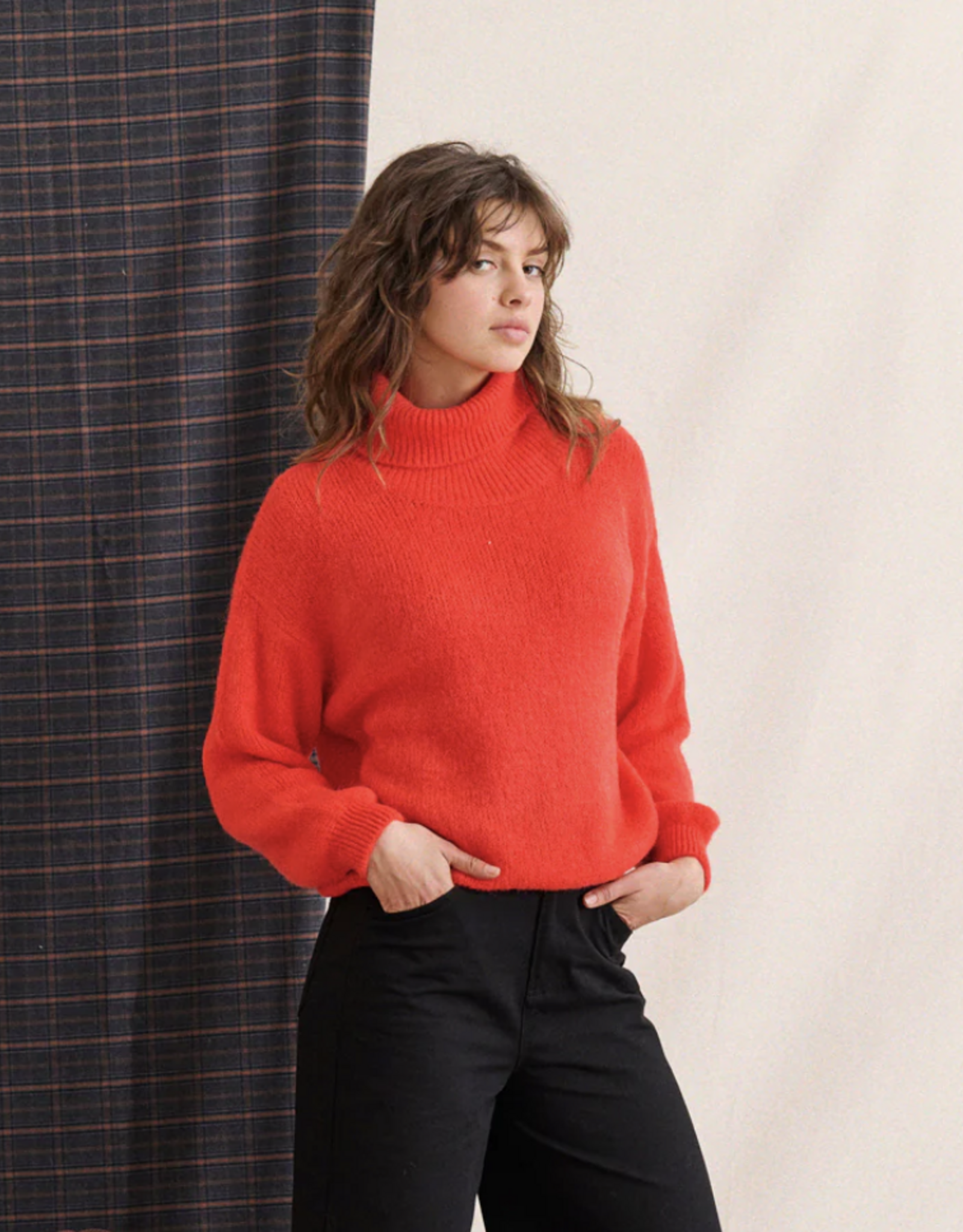 Laure+Max Pull 'Milo' - Rouge - Laure+Max