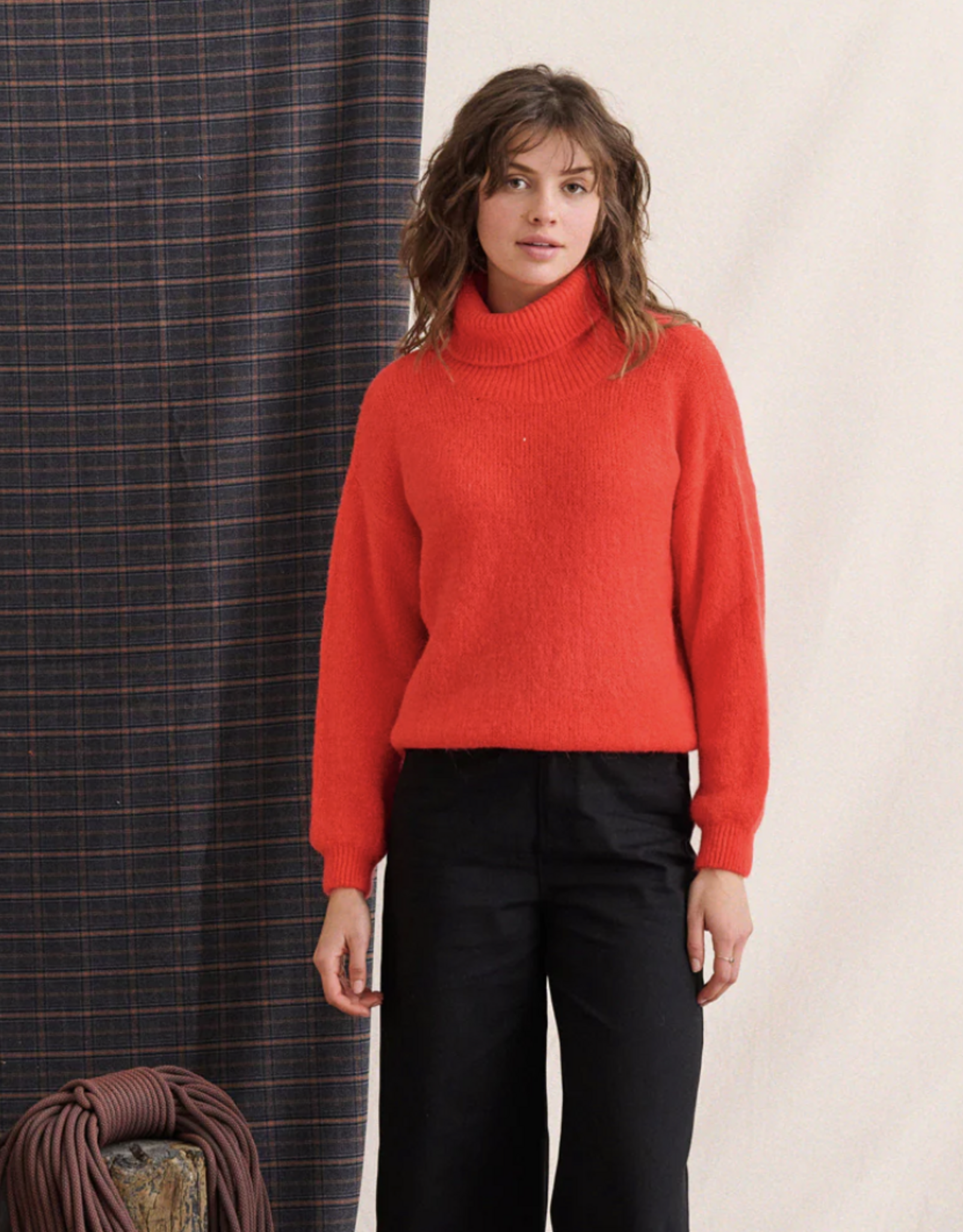 Laure+Max Pull 'Milo' - Rouge - Laure+Max