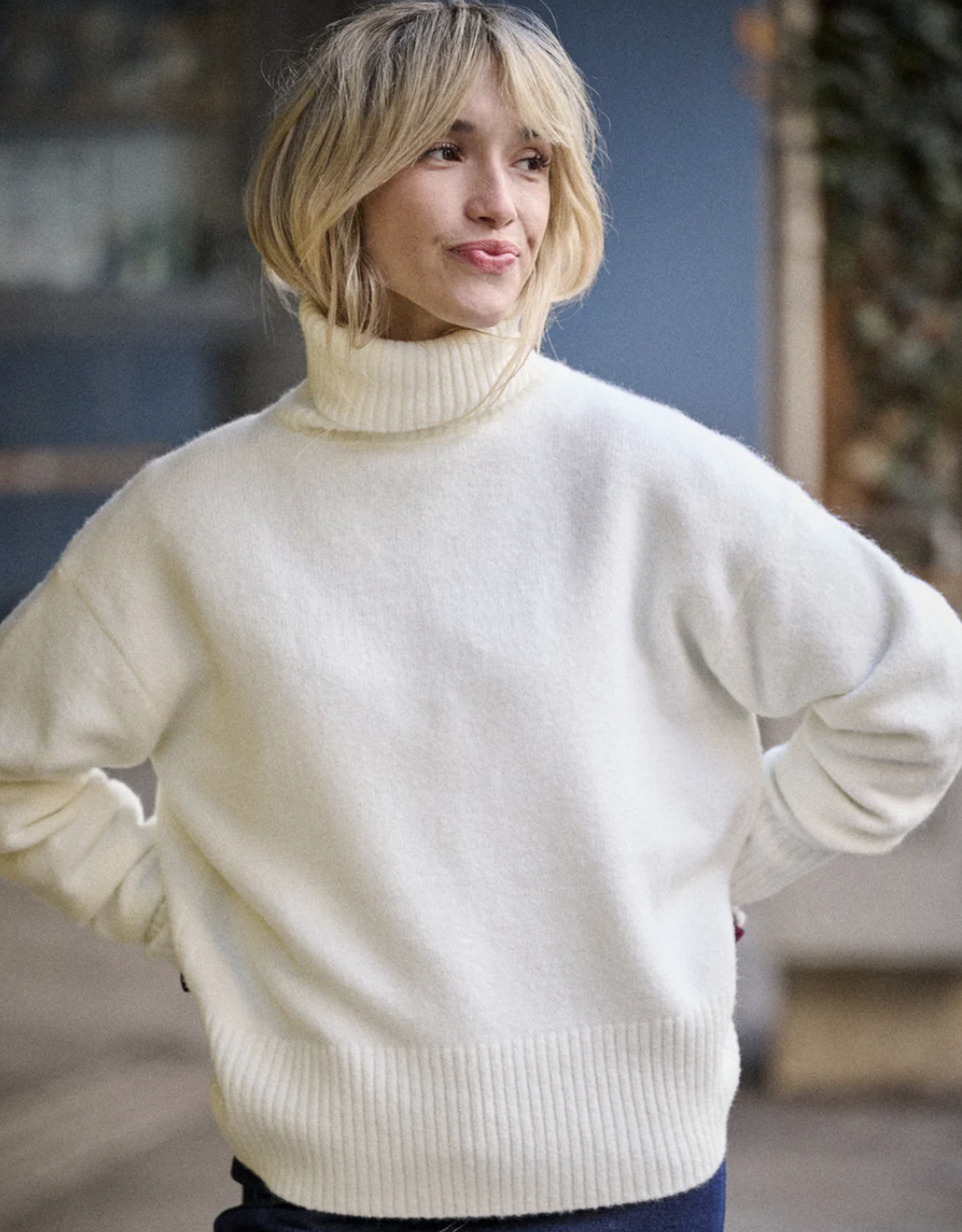 Laure+Max Pull 'Malo' - Blanc - Laure+Max