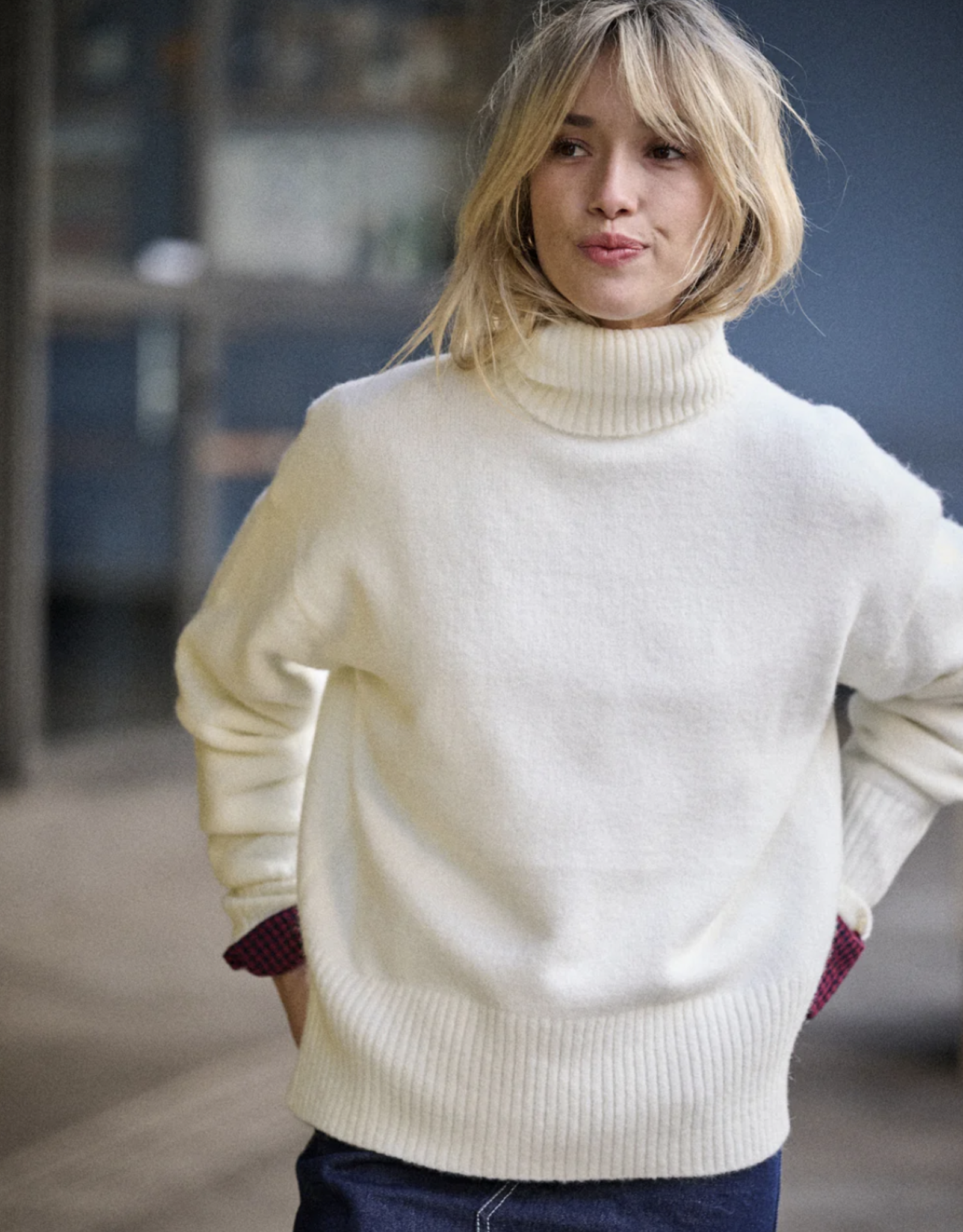 Laure+Max Pull 'Malo' - Blanc - Laure+Max