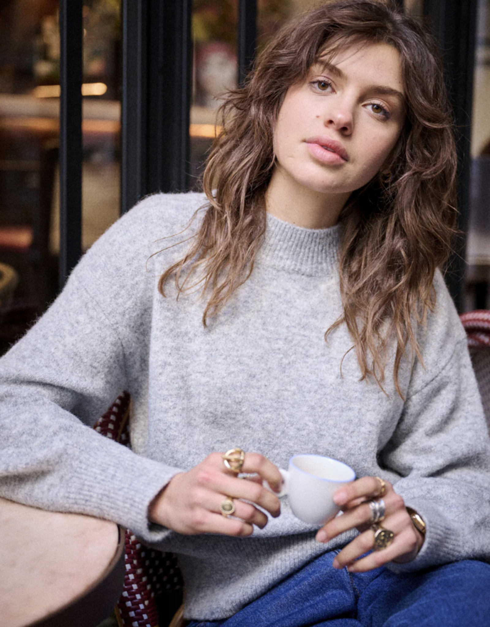 Laure+Max Pull 'Marlowe' - Gris - Laure+Max