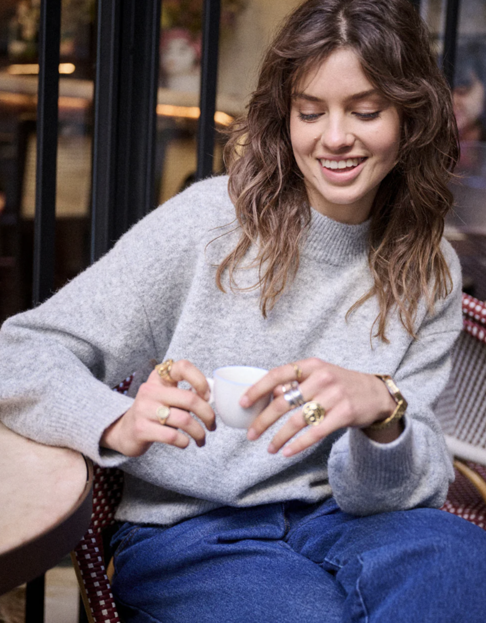 Laure+Max Pull 'Marlowe' - Gris - Laure+Max