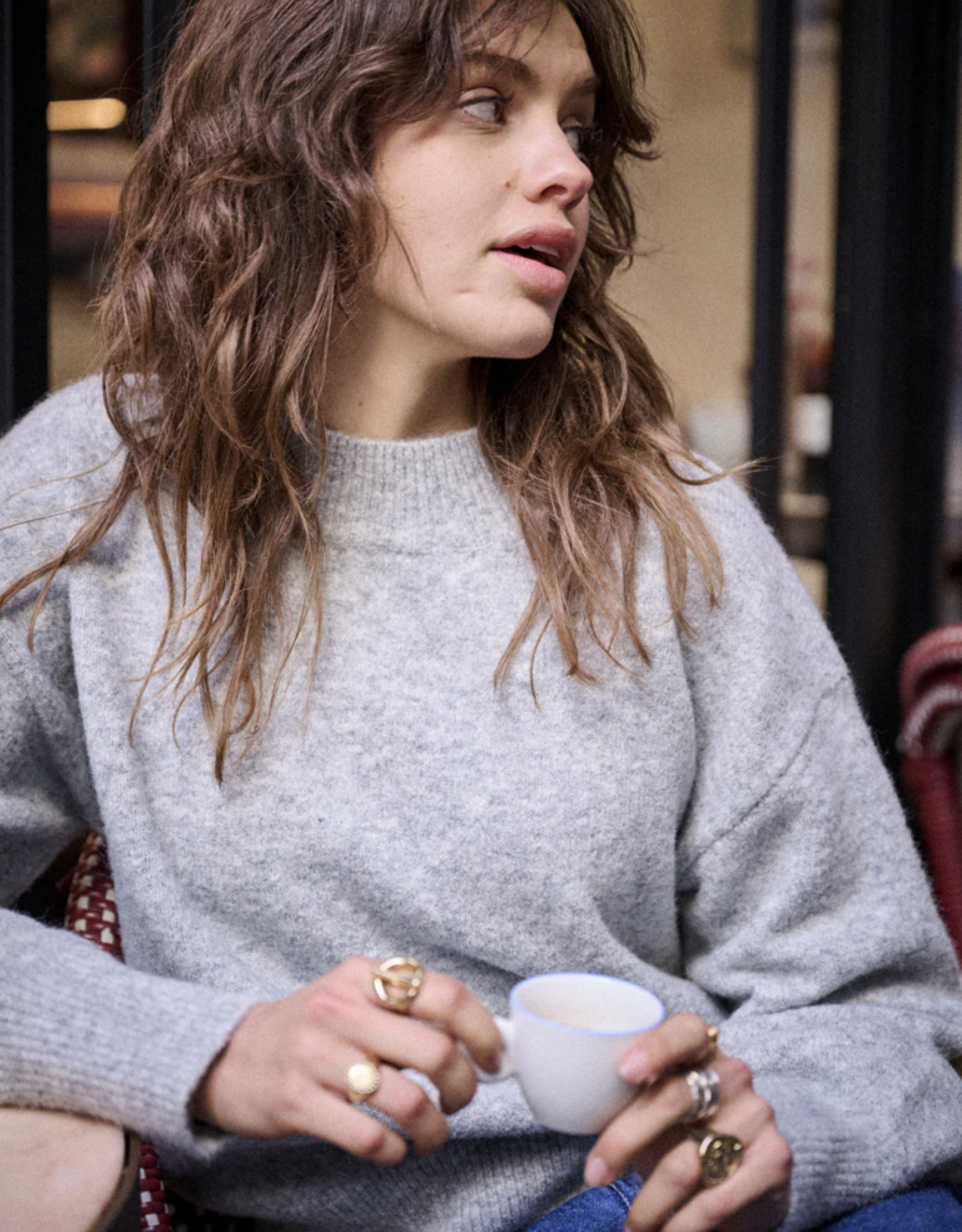 Laure+Max Pull 'Marlowe' - Gris - Laure+Max