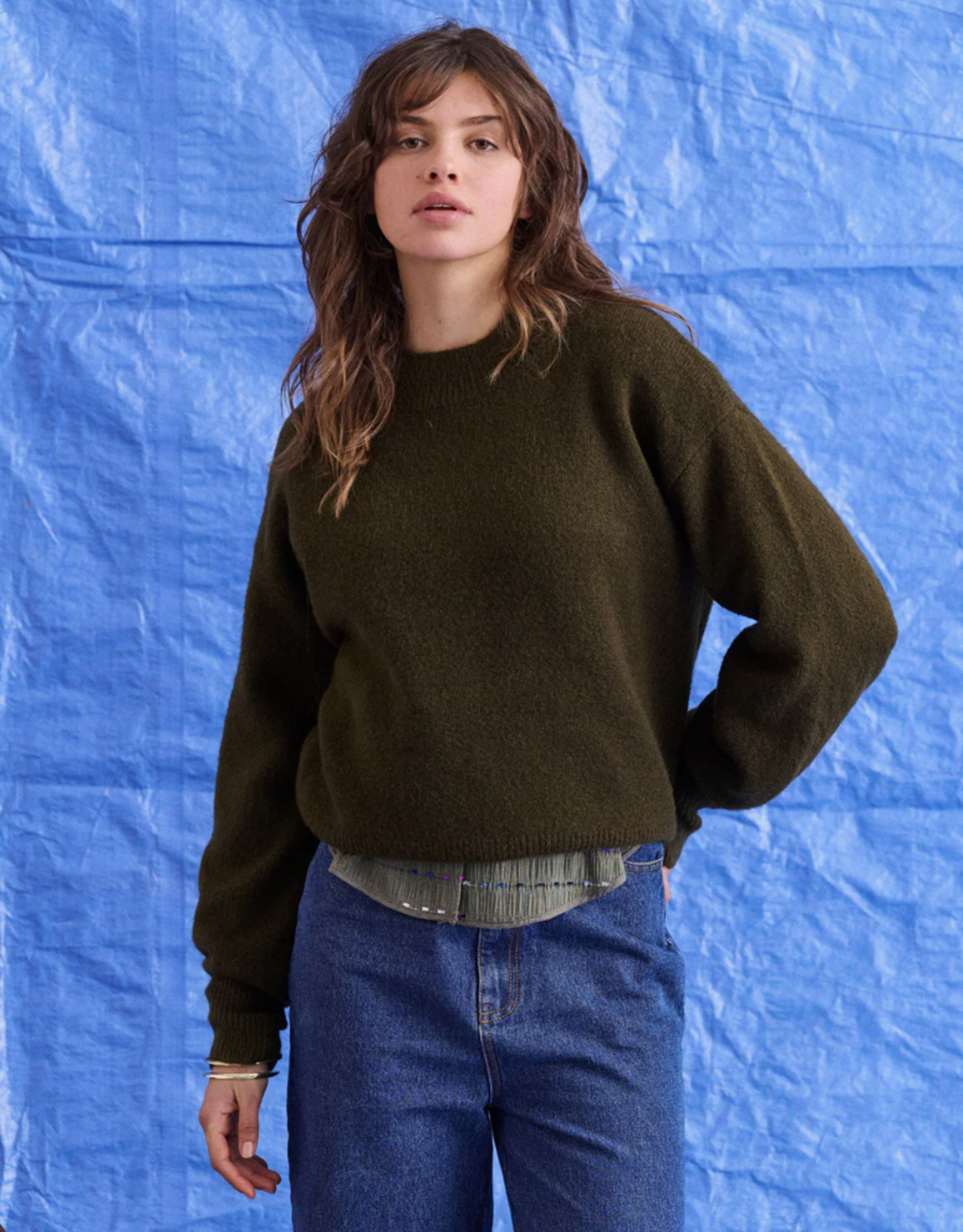 Laure+Max Pull 'Marlowe' - Kaki - Laure+Max