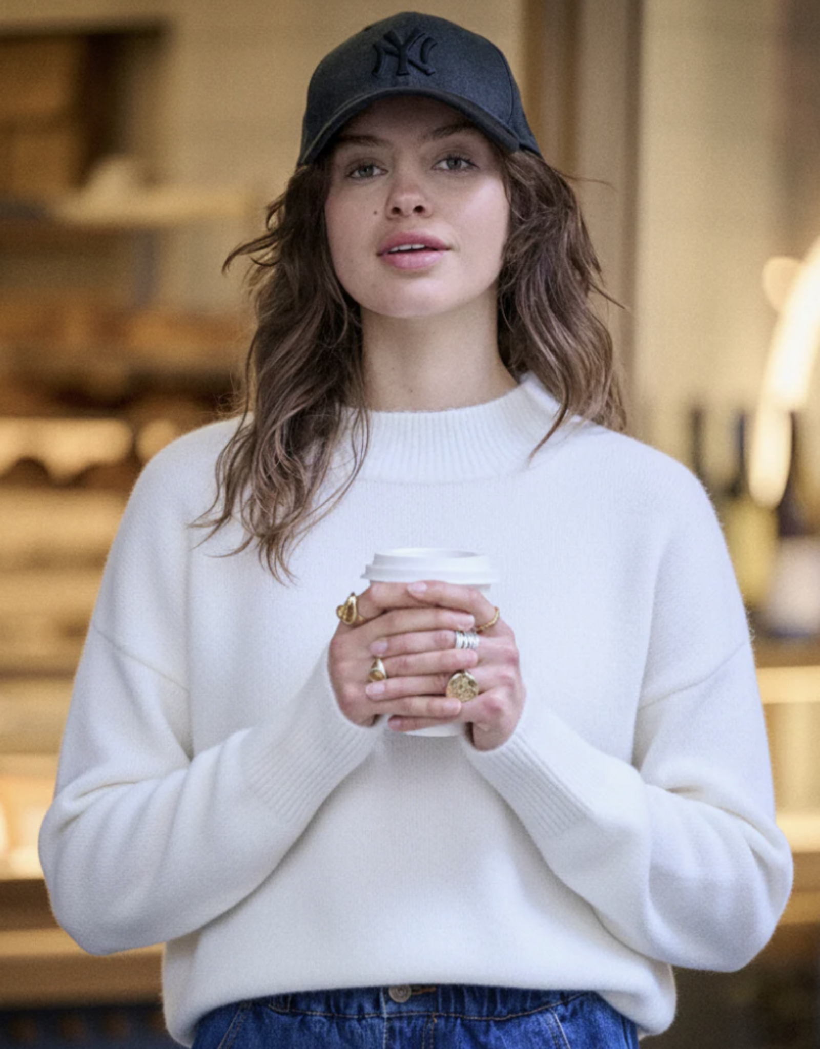 Laure+Max Pull 'Marlowe' - Blanc - Laure+Max