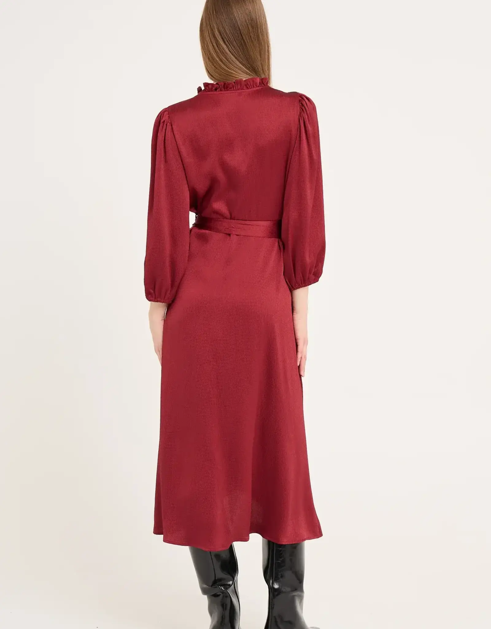 A view Jurk 'Peony' - Bordeaux - A View