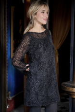 Laure+Max Jurk 'Riska' - Plumetis Noir - Laure+Max