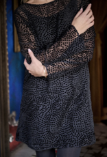 Laure+Max Jurk 'Riska' - Plumetis Noir - Laure+Max