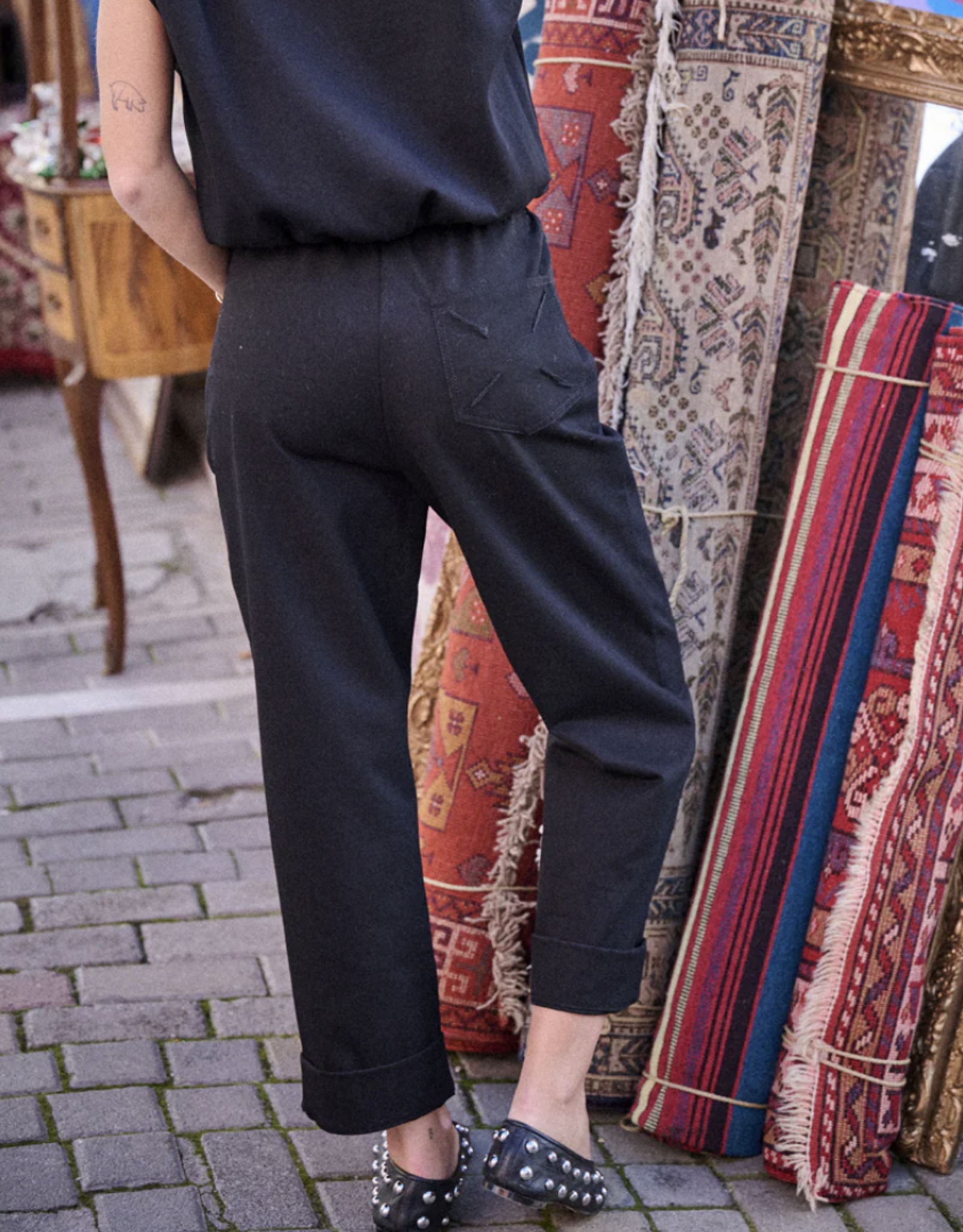 Laure+Max Broek 'Primo' - Noir - Laure+Max