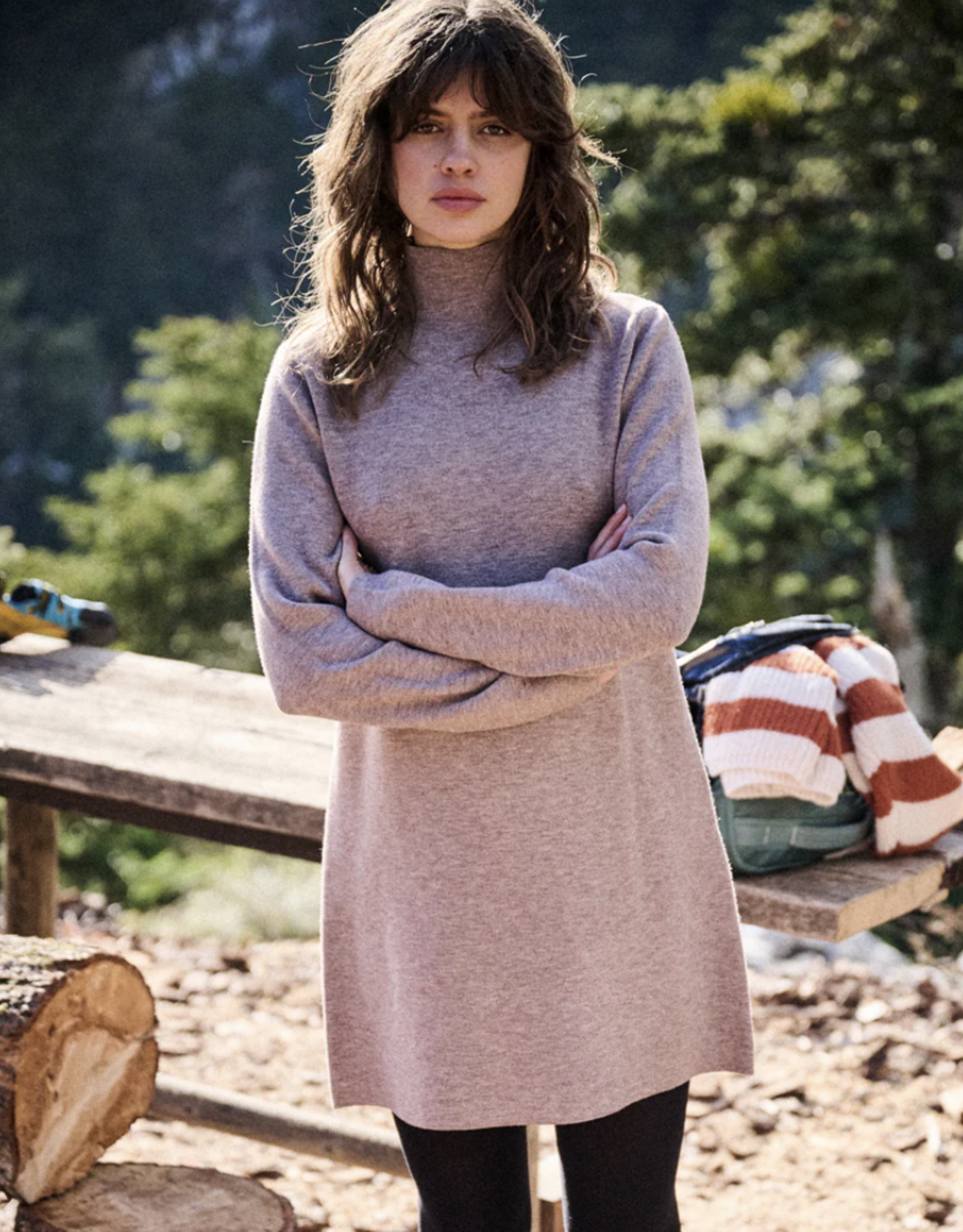 Laure+Max Jurk 'Rosalya' - Taupe - Laure+Max