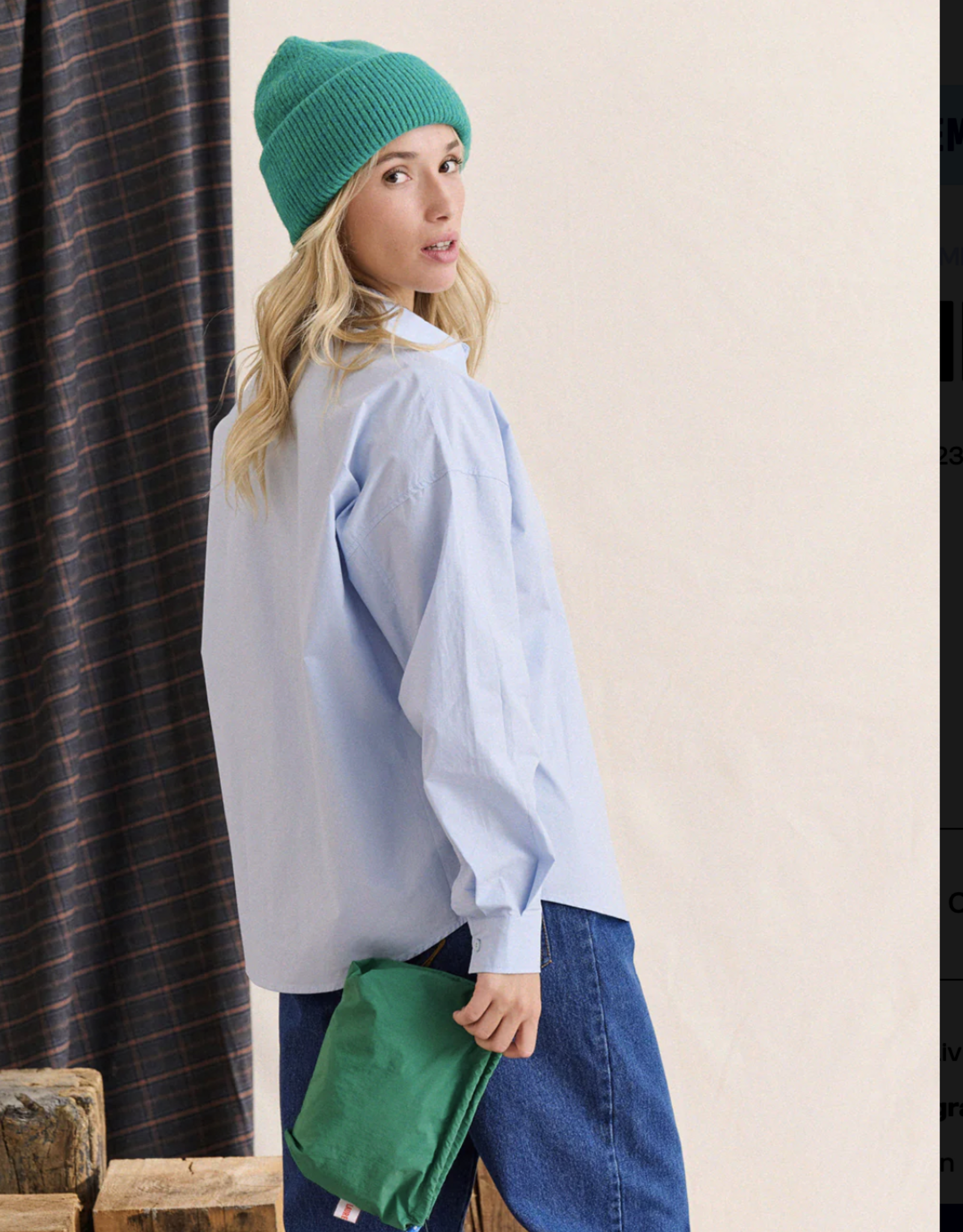 Laure+Max Hemd 'Candy' - Bleu Ciel - Laure+Max