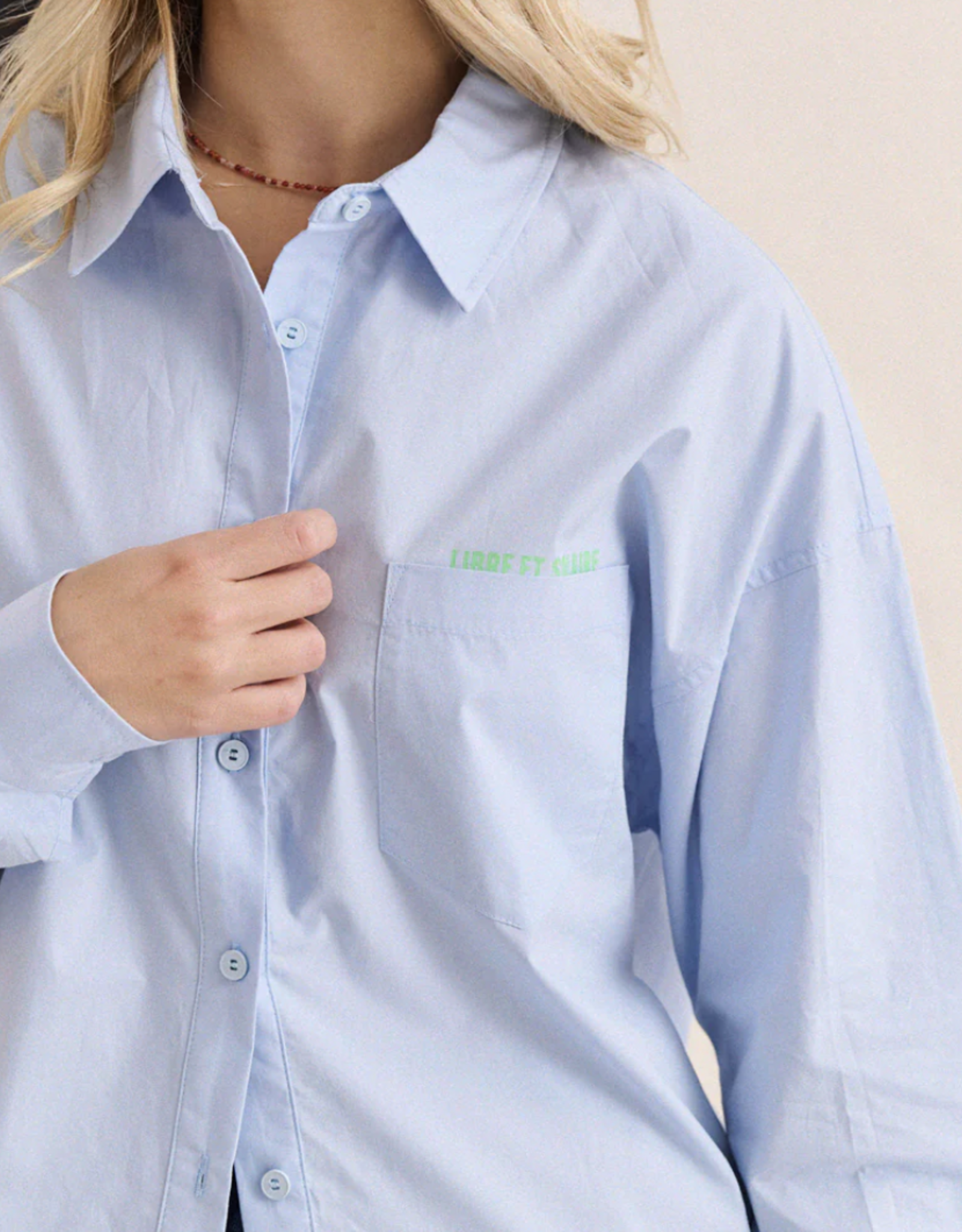 Laure+Max Hemd 'Candy' - Bleu Ciel - Laure+Max