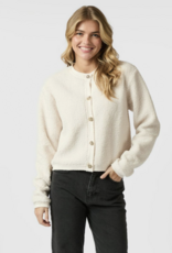 Cardigan Fluffy  'Limo' - Creme - Neo Noir