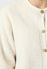 Cardigan Fluffy  'Limo' - Creme - Neo Noir