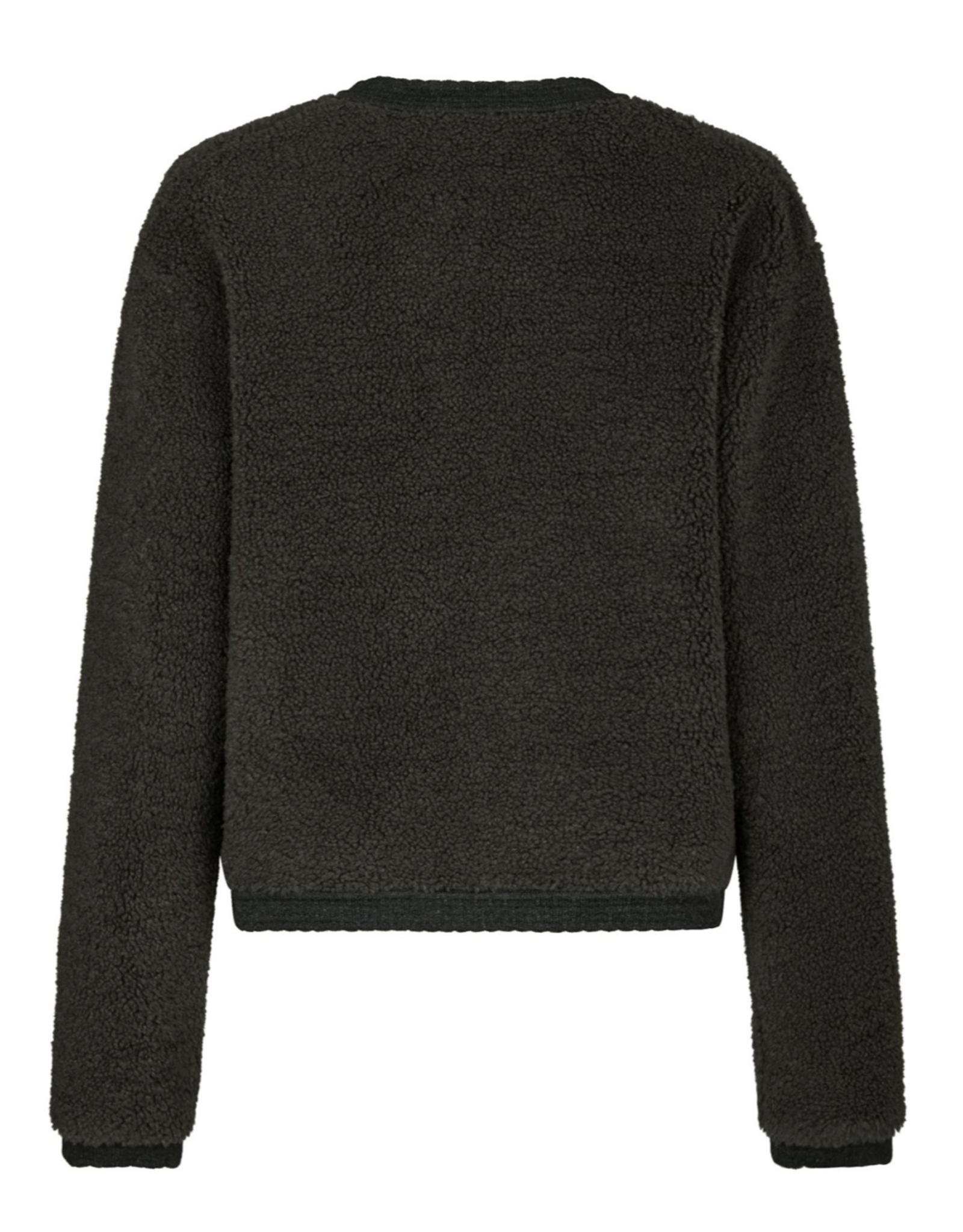 Cardigan Fluffy  'Limo' - Antracit - Neo Noir