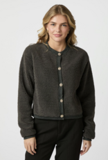 Cardigan Fluffy  'Limo' - Antracit - Neo Noir