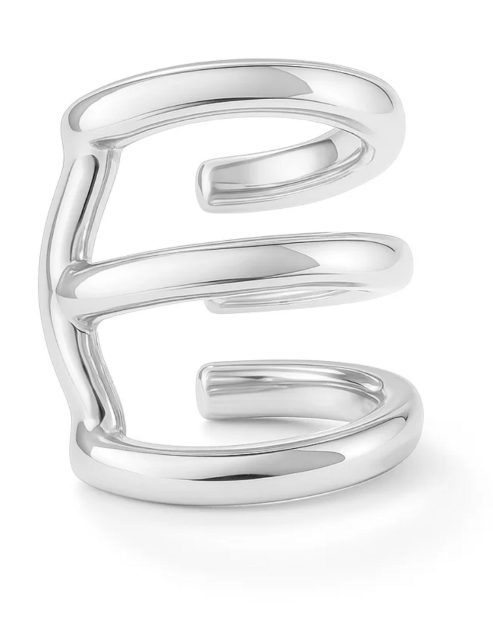 Billion Avenue Trio Iva Ear Cuff - Silver - Billion Avenue