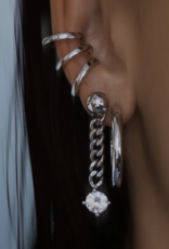 Billion Avenue Trio Iva Ear Cuff - Silver - Billion Avenue