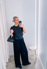 HVISK Handtas  'Jolly Soft Structure Studs' - Black - Hvisk