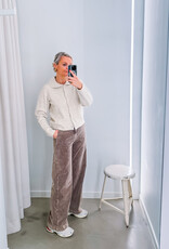 Hod Paris Broek Ribfluweel 'Pacifie' - Brownie - Hod Paris