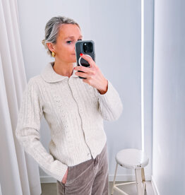 Cardigan 'Emelie' - Ivory - Neo Noir