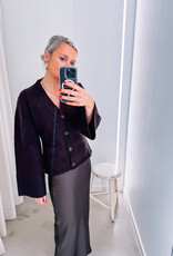 Cardigan 'Pixie' - Dark Brown - Neo Noir