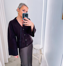 Cardigan 'Pixie' - Dark Brown - Neo Noir