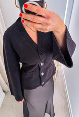 Cardigan 'Pixie' - Dark Brown - Neo Noir