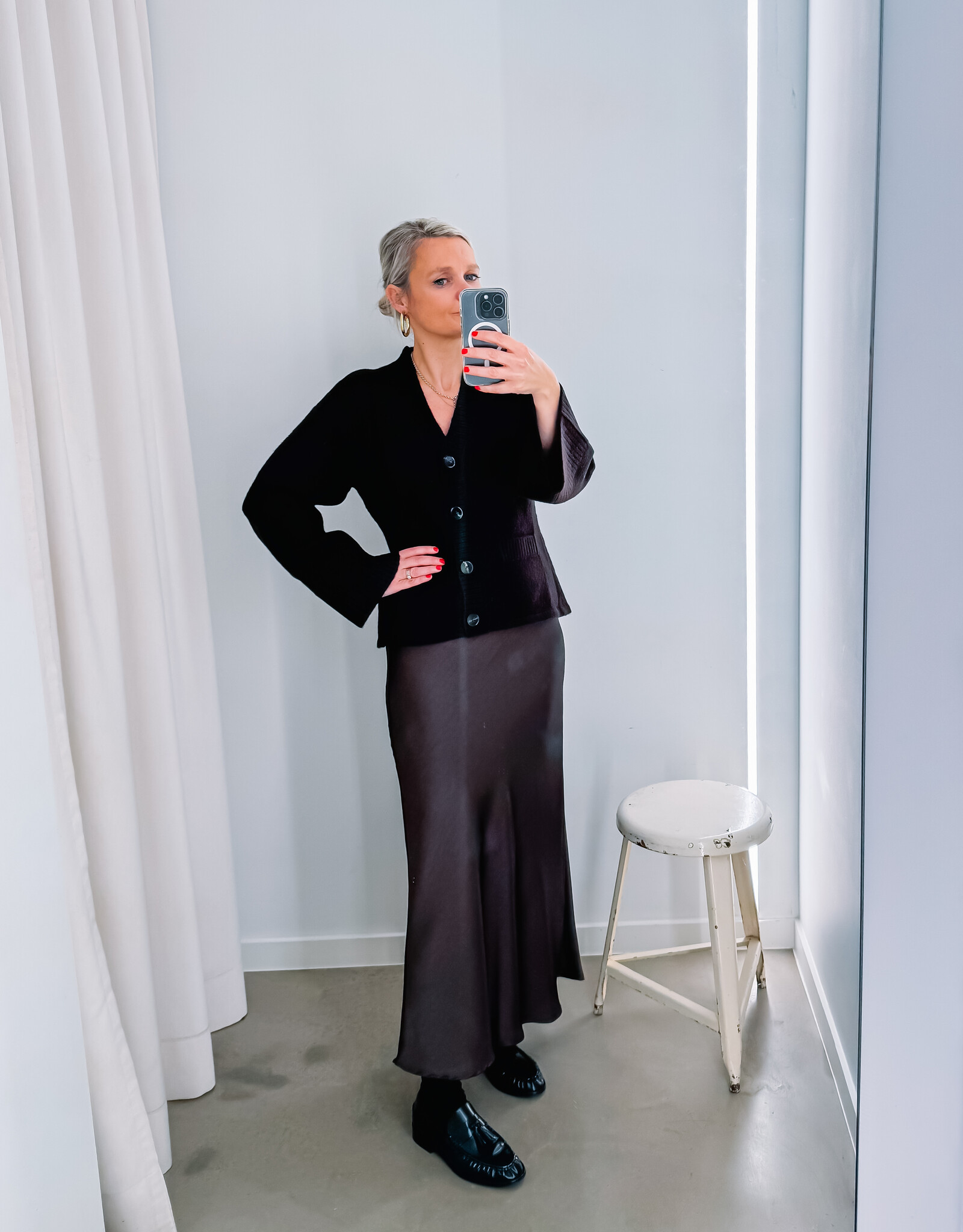 Cardigan 'Pixie' - Dark Brown - Neo Noir