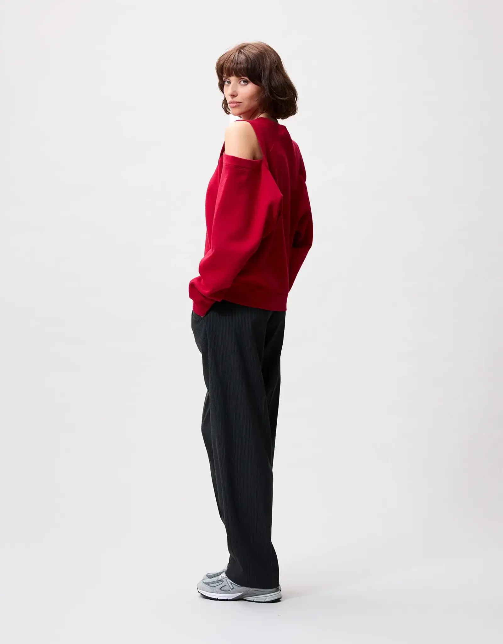 Catwalk Junkie Sweater 'With Cut Out' - Red Fruit - Catwalk Junkie